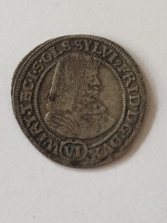 6 Kreuzer 1674 Silvius Friederich II Herzog von Württemberg Oels