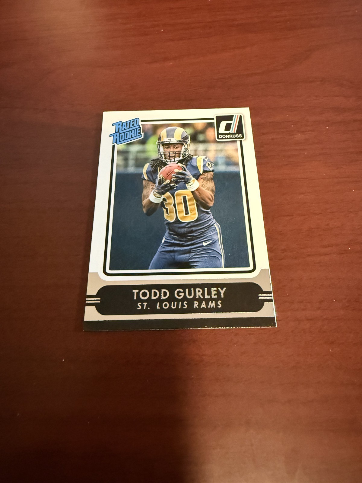 2015 Donruss Rated Rookie #206 Todd Gurley Rookie Card