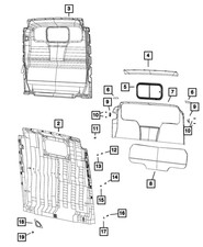 Genuine Mopar Block Off Plate 68169803AA