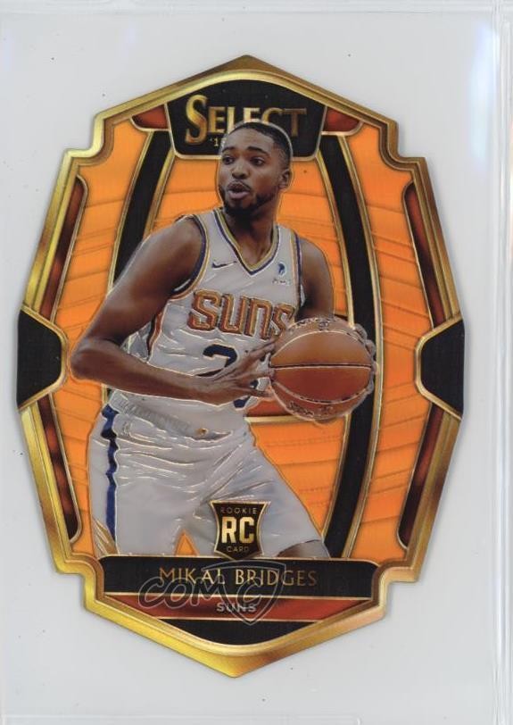 2018-19 Panini Select Premier Level Orange Prizm 5/65 Mikal Bridges #192 ng3
