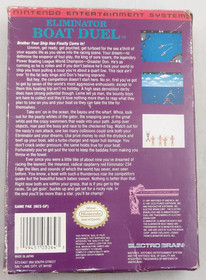 Eliminator Boat Duel (Nintendo Entertainment System, NES 1991) CIB / Complete