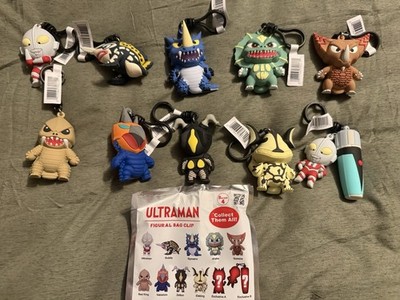 Figural Monogram Bag Clip Ultraman Series 4 Base Set + Chase Beta Capsule Lot