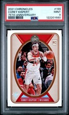 2021 PANINI CHRONICLES 75TH ANNIVERSARY #199 COREY KISPERT 45/75 PSA 9