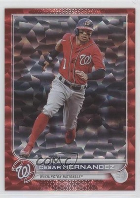 2022 Topps Update Red Foil 44/199 Cesar Hernandez #US299 ut4