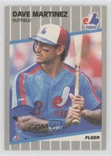 1989 Fleer Dave Martinez #384 te2