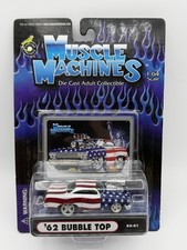 Muscle Machines Stars Stripes 1962 Chevrolet Bubble Top Muscle Machines Stars Stripes 1962 Chevrolet Bubble Top