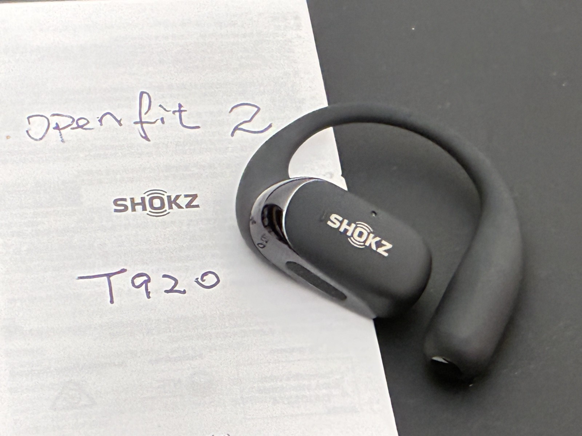 Original Shokz OpenFit 2 Open-Ear Left Side Only - Black (T920) | eBay Original Shokz OpenFit 2 Open-Ear Left Side Only - Black (T920) | eBay