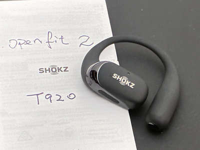 Original Shokz OpenFit 2 Open-Ear Left Side Only - Black (T920) | eBay