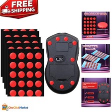 Precision Mouse Feet Skates: 100 Pcs PTFE for Abrasion Resistance  Smooth Glide