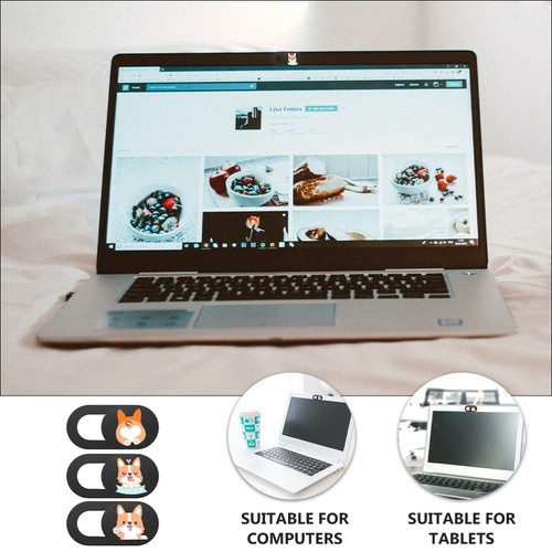 3 PCS Flat-panel Camera Protective Cover Webcam Slider Laptop Privacy - 第 11/12 張圖片