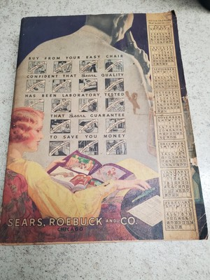 #ad Sears Roebuck And Co. Fall And Winter 1933 34 $160.00
