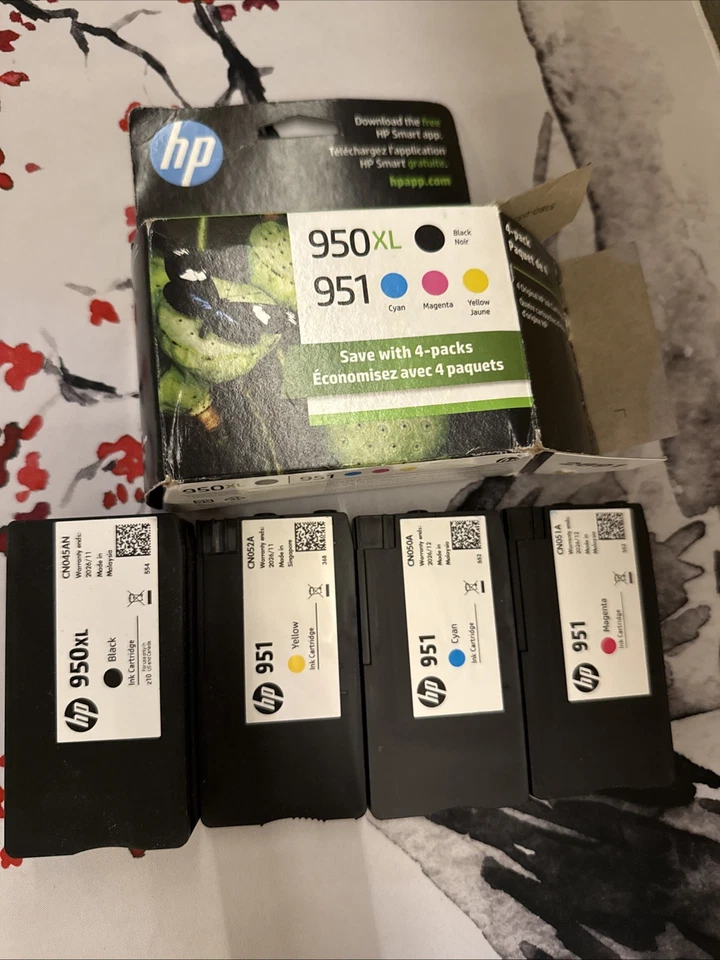 Cartucho de tinta HP 950XL/951 (C2P01FN) negro/cian/magenta/amarillo - CADUCIDAD 11/2026 Foto 2 de 4