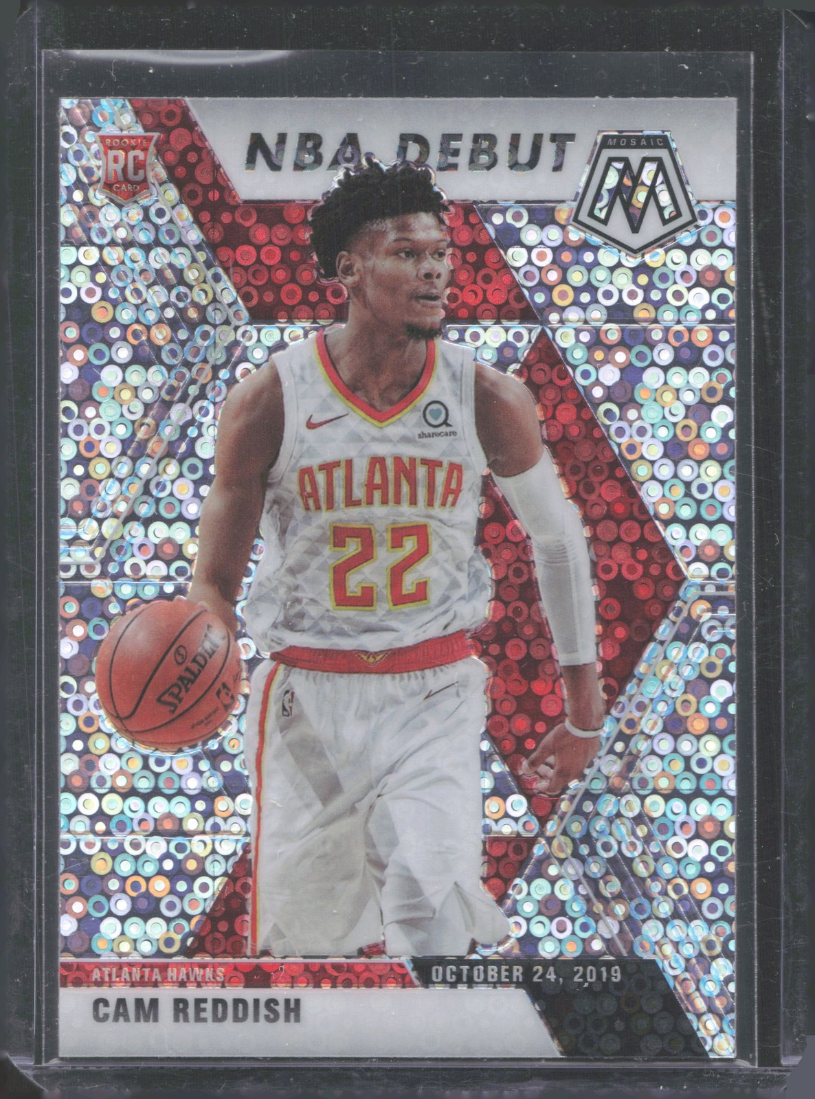 2019-20 Panini Mosaic #271 Cam Reddish Fast Break Silver
