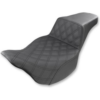 Saddlemen Step Up Seat - Lattice Stitched - FLH 808-07B-172