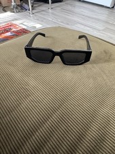 Prada PR17WS 1AB5S049 Women's Sunglasses 49 mm Black / Dark Grey Lens