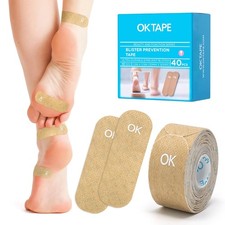 40 Pcs, Moleskin Blisters, No-Residue Blister Bandages Feet Body, Heel Patches
