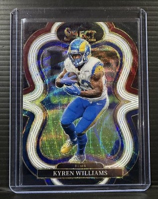 2025 Select Kyren Williams Suite Level Tri-Color Prizm 23/199 Rams *JERSEY MATCH