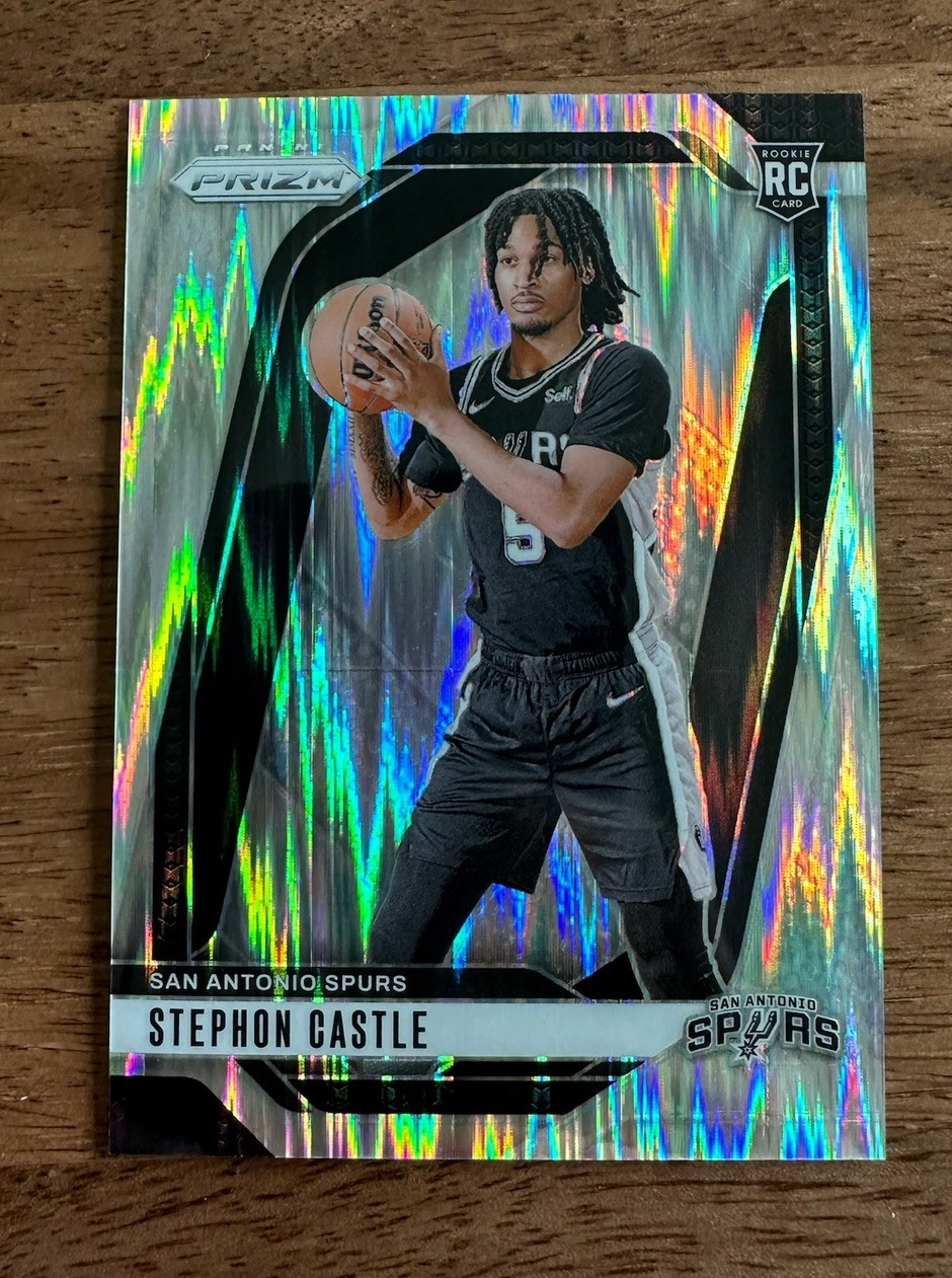 2024-25 Panini Prizm #234 Stephon Castle Rookie Skewed /249  RC Spurs