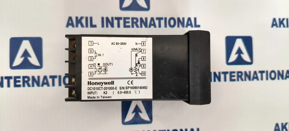 Controlador de temperatura PID Honeywell DC1010ct-201000-E usado probado Foto 3 de 4