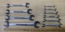 10 Vintage Craftsman "VV" Double Open End Wrenches 1-5/16"-5/16",EXCELLENT!,L@@K