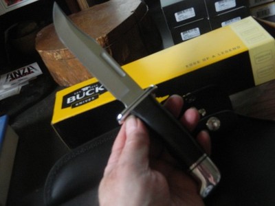 Buck Knives Special 119 Black Phenolic Handle Fixed Blade Knife