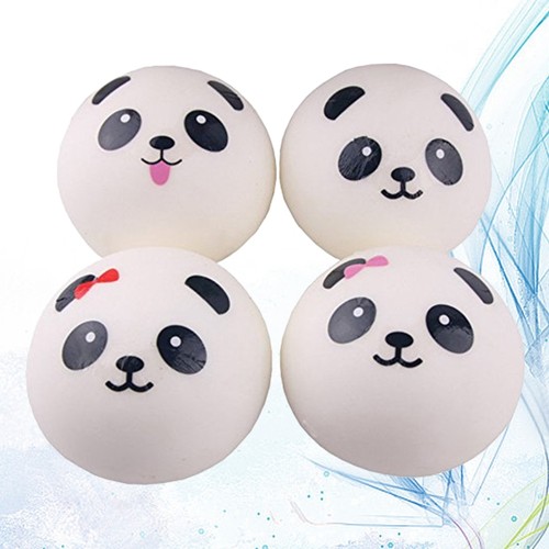 7CM PU Slow Rising Kawaii Stretch Scented Panda Shaped Squeeze Toy for Stress - 第 9/11 張圖片