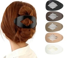Flat Claw Clips for Women Large Size Matte Finish Strong Hold No matt-prismatic