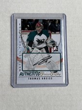 2007-08 ITG Between The Pipes Goalie Graphs Thomas Greiss #A-TG Sharks Auto