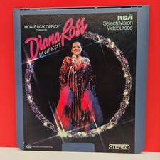 Diana Ross in Concert Video Disc HBO RCA Selecta Vision Vintage Read description