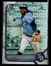 2022 Bowman #BCP-99 Alejandro Pie Chrome Prospects Mojo Refractors card