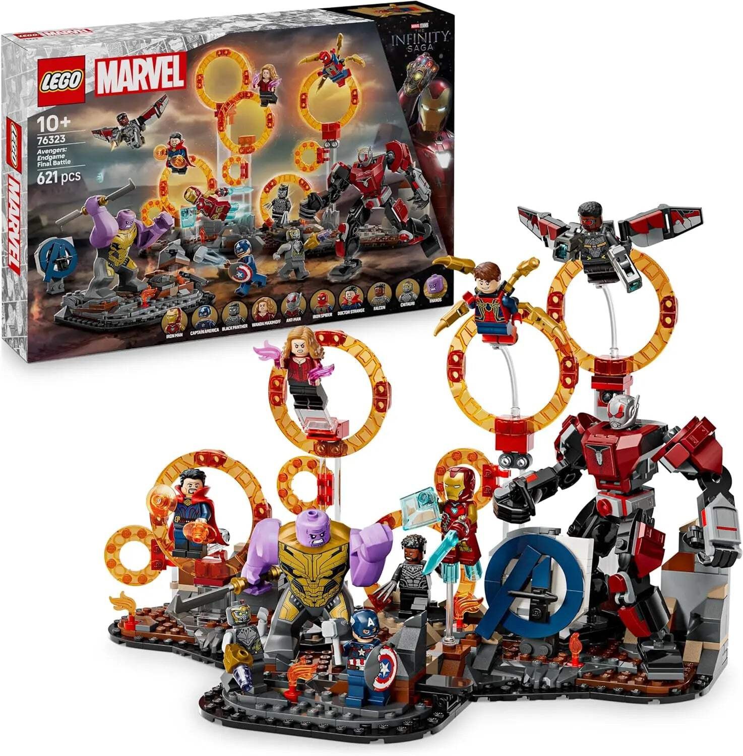 LEGO Marvel 76323 Jeu Avengers Endgame pour des Moments de Construction en Famille le Week-end