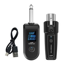 Audio Transmitter Receiver UHF XLR Adapter For Mic/Mixing Console/Instruments