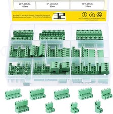 32 Sets Male Female Pluggable 5.08mm Pitch PCB Mount Screw Terminal Block