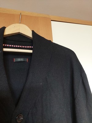 Esprit - Cardigan Herren Schwarz Gr. XXL Wollgemisch - Gebraucht Gut