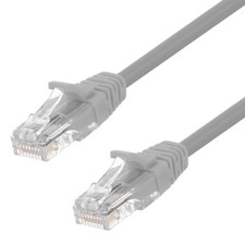 Ethernet Patch Cable CAT5E, UTP, 24AWG, 0.5 Ft, 10 pack, Gray