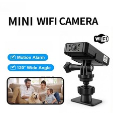 Mini WiFi Security Camera with Adjustable Mount Stand Wireless Home Monitor
