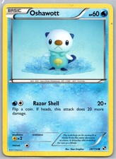 Oshawott 28/114 Common Black & White Pokemon Moderately Played on eBay