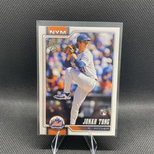 2026 Topps Series 1 Jonah Tong RC BASE #4 Mets