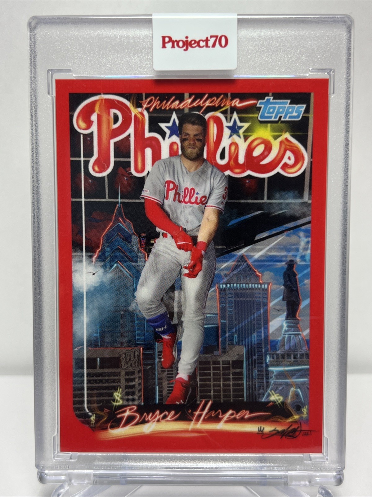 2021 Topps Project 70 BRYCE HARPER #15 by King Saladeen 1999 Design