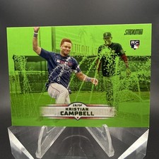 2025 Topps Stadium Club Kristian Campbell LIME GREEN Parallel Red Sox