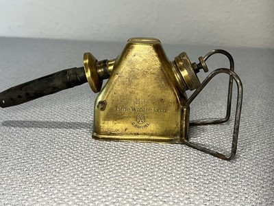 RARE Antique Gustav Barthel U.T Little Wonder Torch Lötlampe Alkohol-Brenner G.B