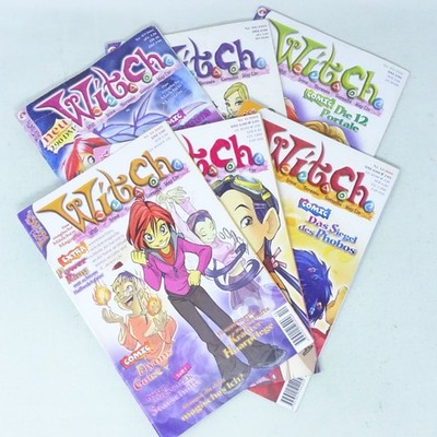 WITCH 2001 W.i.t.c.h. 6x Comic MANGA  7-12 kompl.Jahrg. 1 Extra GUT bis SEHR GUT