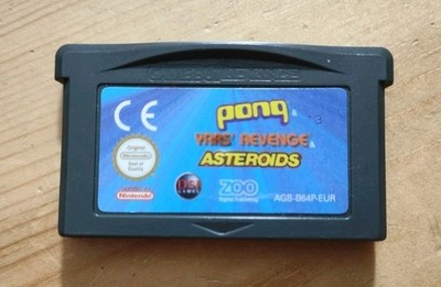 Pong Asteroids Yars Revenge - Nintendo Gameboy Advance  