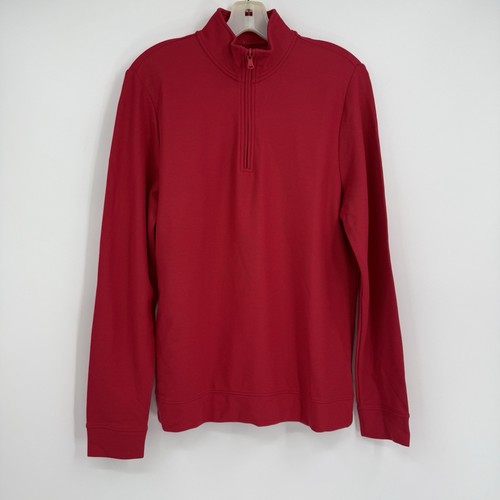 NWT Vineyard Vines Boys Quarter Zip Red Pullover Shep Sweatshirt Size XL (18) - Picture 7 of 7
