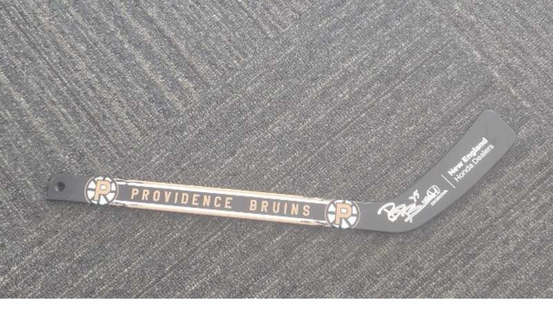 Autographed P-bruins Brandon Bussi Mini Stick