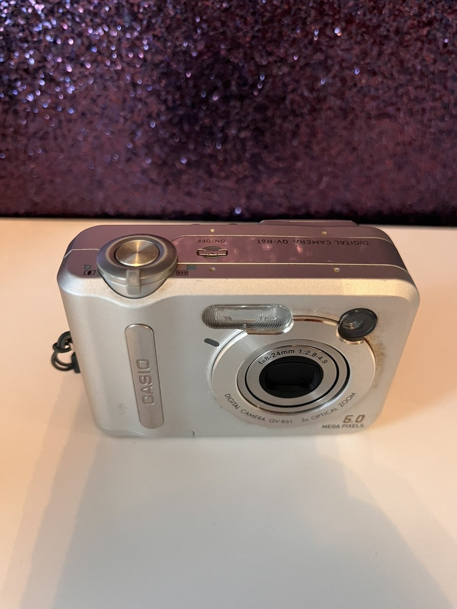 Casio QV R61 6.0MP Digital Camera - Silver for sale online | eBay