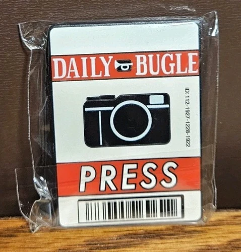 Marvel Funko Pop Enamel Pin Marvel Collector Corps Spider-Man Daily Bugle Pin