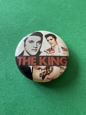 Vintage Elvis Presley 1? Button Badge