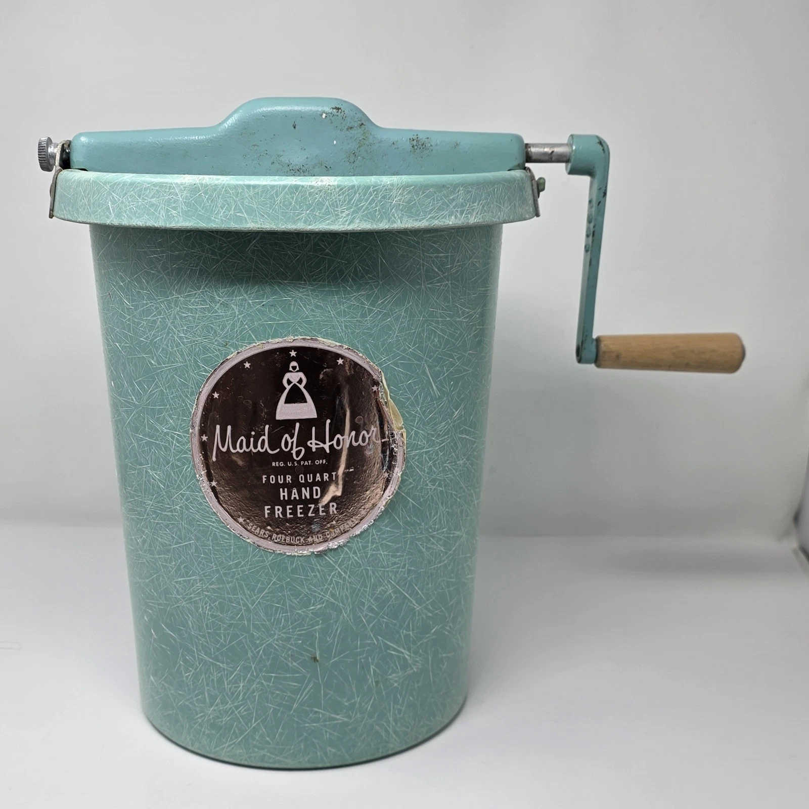 Retro Sears Maid Of Honor 4Qt Ice Cream Maker Fiberglass Tub Hand Crank Complete
Opens in a new wind