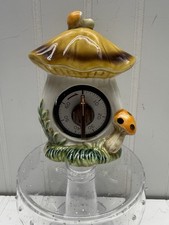 Rare Vintage Sears Roebuck Merry Mushroom Kitchen Timer 1970s Ceramic Japan